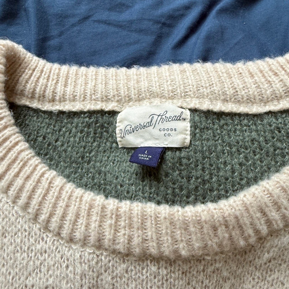 Universal Thread Multicolor Crew Neck Sweater - image 5